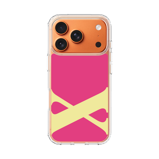 スリムプロテクションケース［ オリジナル - initial color - X pink ］