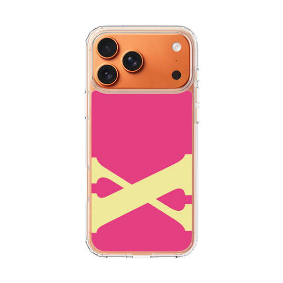 スリムプロテクションケース［ オリジナル - initial color - X pink ］