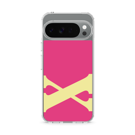 スリムプロテクションケース［ オリジナル - initial color - X pink ］