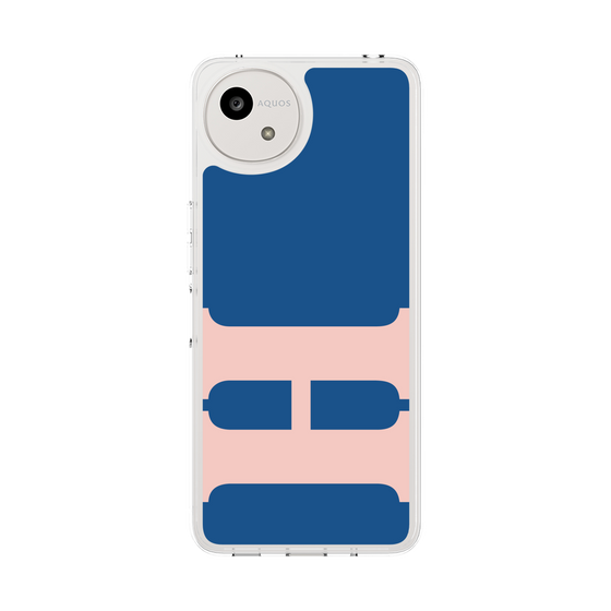 スリムプロテクションケース［ オリジナル - initial color - H navy ］