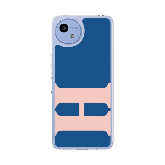 スリムプロテクションケース［ オリジナル - initial color - H navy ］