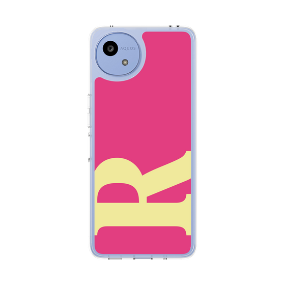 スリムプロテクションケース［ オリジナル - initial color - R pink ］