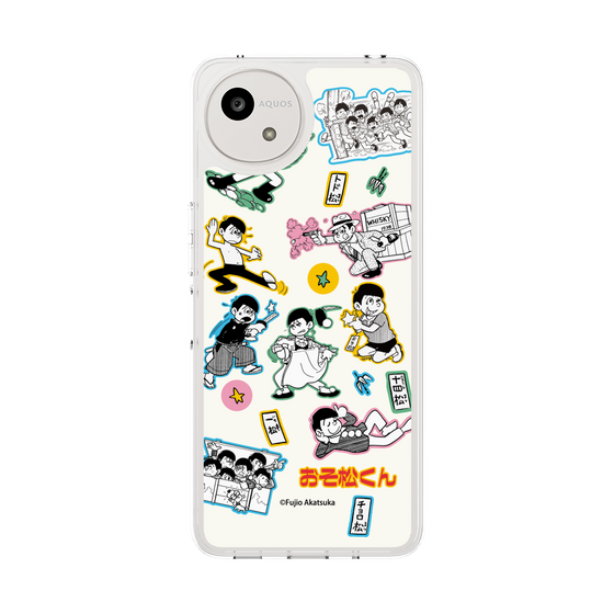 スリムプロテクションケース［ おそ松くん - レトロ ］