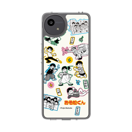 スリムプロテクションケース［ おそ松くん - レトロ ］