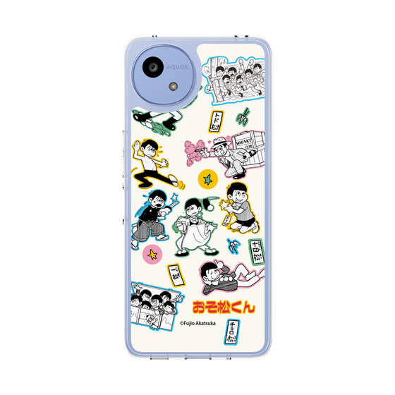 スリムプロテクションケース［ おそ松くん - レトロ ］