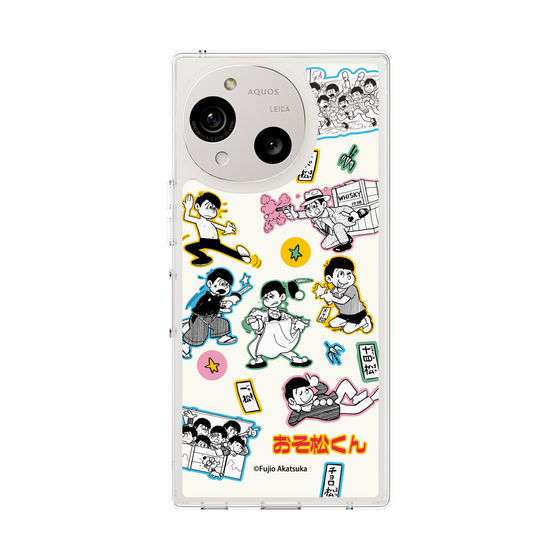 スリムプロテクションケース［ おそ松くん - レトロ ］
