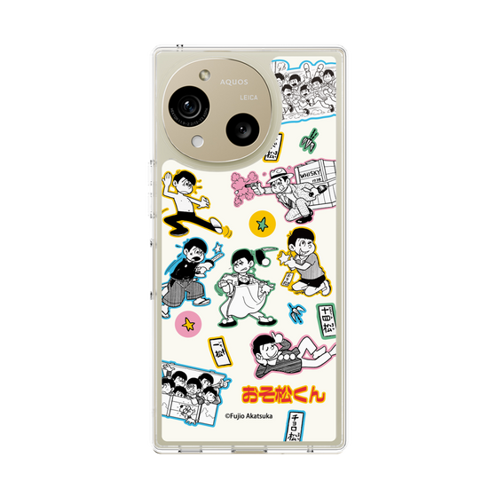 スリムプロテクションケース［ おそ松くん - レトロ ］