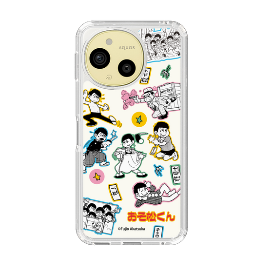 スリムプロテクションケース［ おそ松くん - レトロ ］