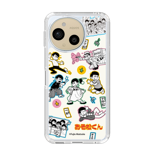 スリムプロテクションケース［ おそ松くん - レトロ ］