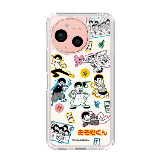 スリムプロテクションケース［ おそ松くん - レトロ ］