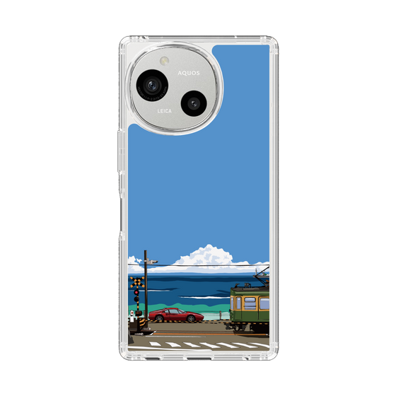 スリムプロテクションケース［ スタジオアレック 湘南物語 - 江ノ電とフェラーリ328GT ］