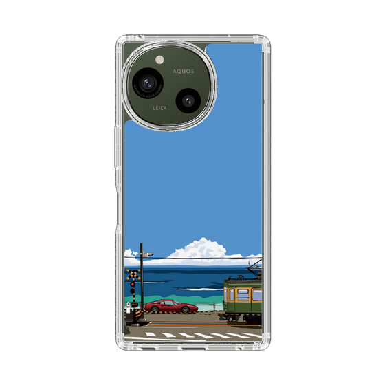 スリムプロテクションケース［ スタジオアレック 湘南物語 - 江ノ電とフェラーリ328GT ］