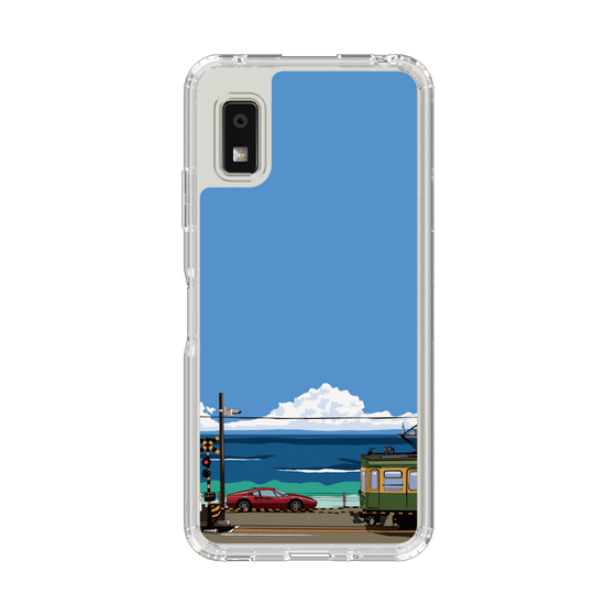 スリムプロテクションケース［ スタジオアレック 湘南物語 - 江ノ電とフェラーリ328GT ］