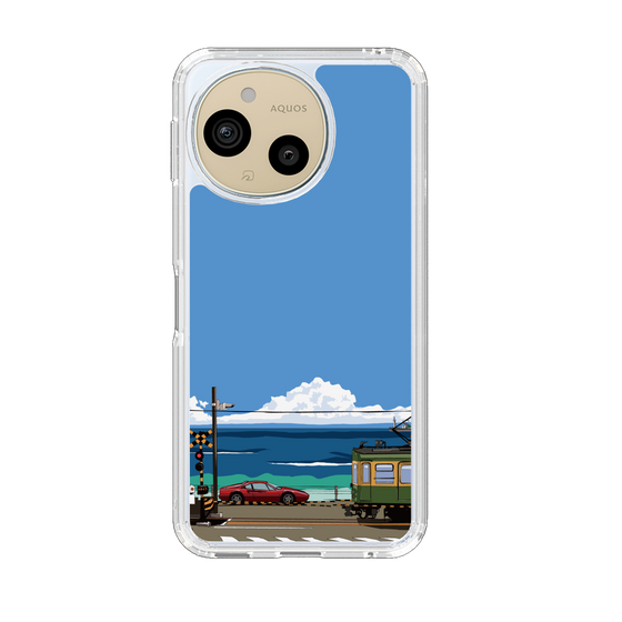 スリムプロテクションケース［ スタジオアレック 湘南物語 - 江ノ電とフェラーリ328GT ］