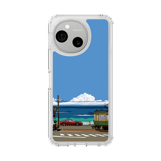 スリムプロテクションケース［ スタジオアレック 湘南物語 - 江ノ電とフェラーリ328GT ］