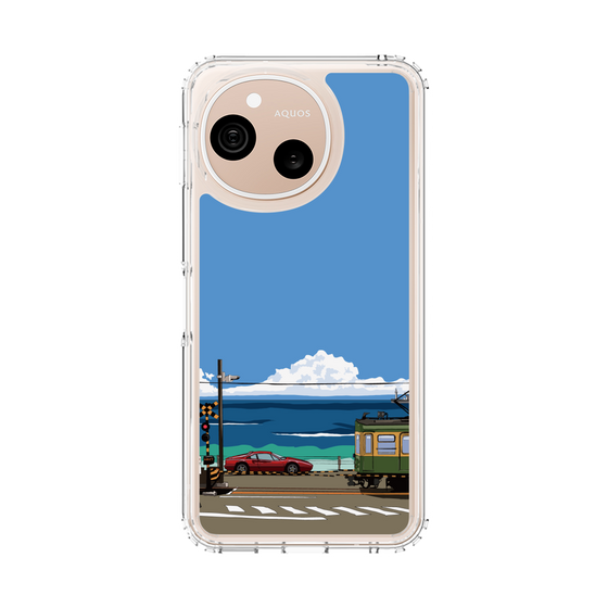 スリムプロテクションケース［ スタジオアレック 湘南物語 - 江ノ電とフェラーリ328GT ］