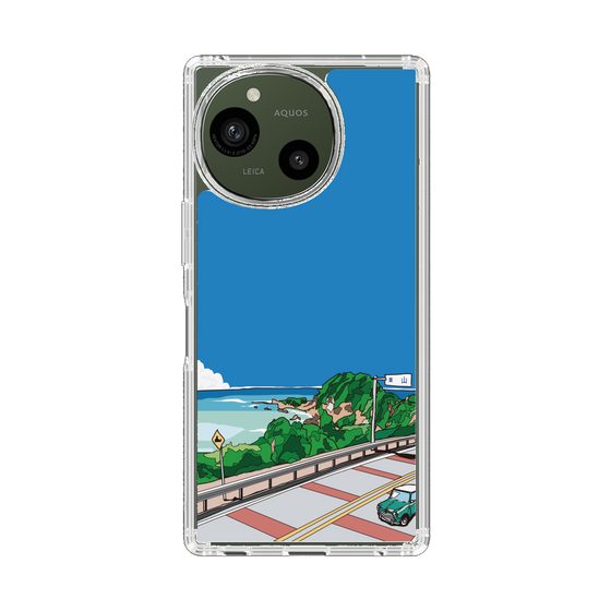 スリムプロテクションケース［ スタジオアレック 湘南物語 - 葉山の道路から ］