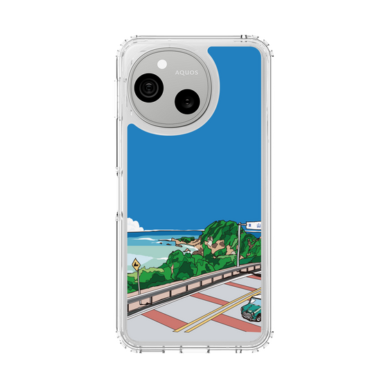 スリムプロテクションケース［ スタジオアレック 湘南物語 - 葉山の道路から ］