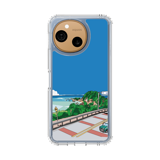 スリムプロテクションケース［ スタジオアレック 湘南物語 - 葉山の道路から ］