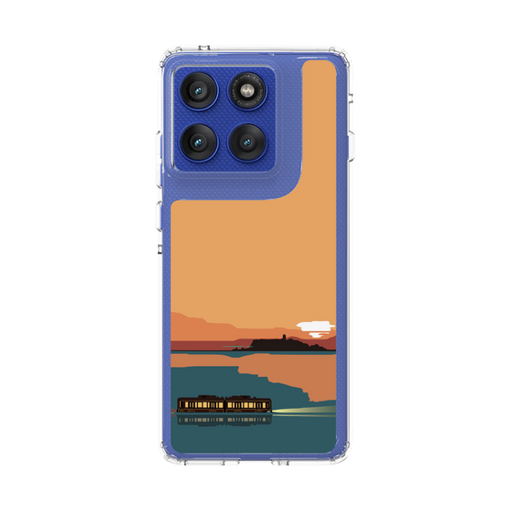 スリムプロテクションケース［ スタジオアレック 湘南物語 - 夕日と江ノ電 ］