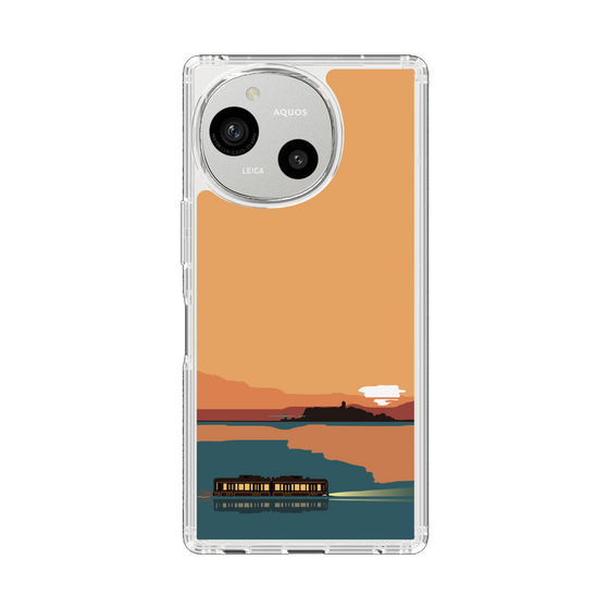 スリムプロテクションケース［ スタジオアレック 湘南物語 - 夕日と江ノ電 ］