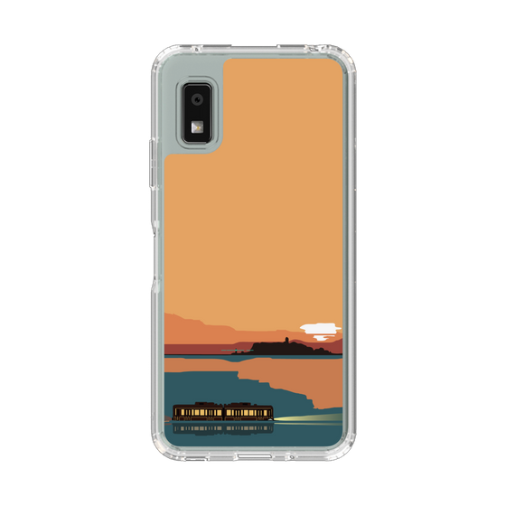 スリムプロテクションケース［ スタジオアレック 湘南物語 - 夕日と江ノ電 ］