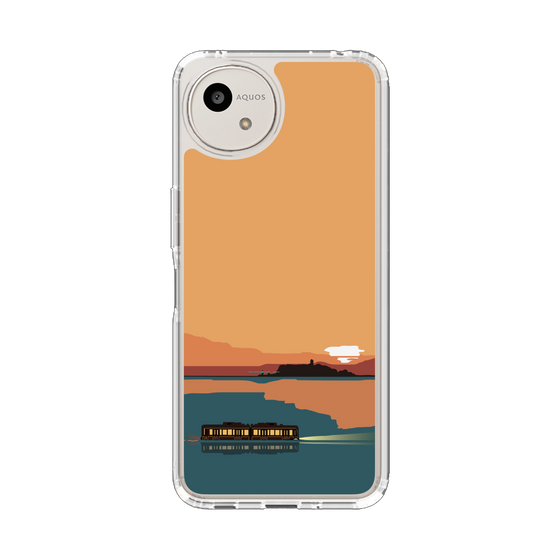 スリムプロテクションケース［ スタジオアレック 湘南物語 - 夕日と江ノ電 ］