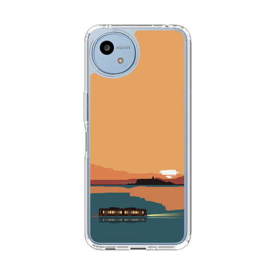 スリムプロテクションケース［ スタジオアレック 湘南物語 - 夕日と江ノ電 ］