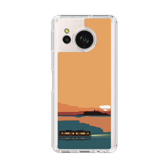 スリムプロテクションケース［ スタジオアレック 湘南物語 - 夕日と江ノ電 ］