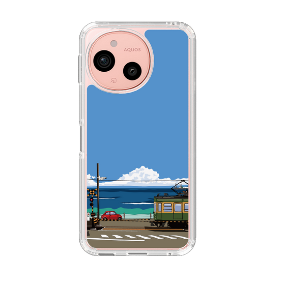 スリムプロテクションケース［ スタジオアレック 湘南物語 - 江ノ電とフィアット500 ］