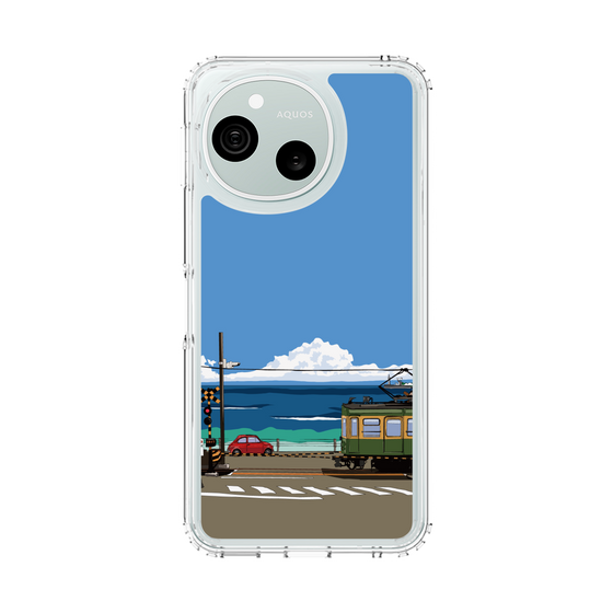 スリムプロテクションケース［ スタジオアレック 湘南物語 - 江ノ電とフィアット500 ］