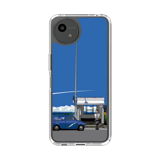 スリムプロテクションケース［ スタジオアレック 湘南物語 - 夏のバス停 ］