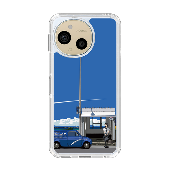スリムプロテクションケース［ スタジオアレック 湘南物語 - 夏のバス停 ］