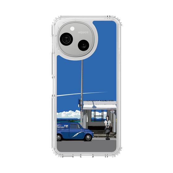 スリムプロテクションケース［ スタジオアレック 湘南物語 - 夏のバス停 ］