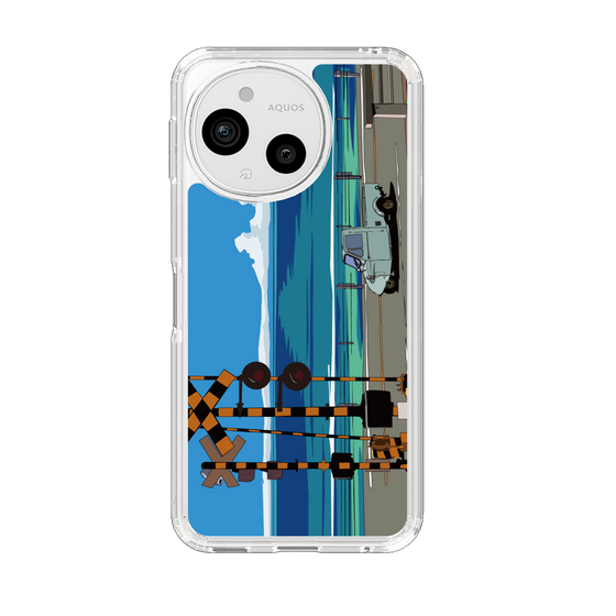 スリムプロテクションケース［ スタジオアレック 湘南物語 - オート三輪と水平線 ］