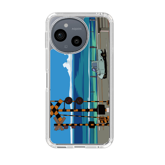 スリムプロテクションケース［ スタジオアレック 湘南物語 - オート三輪と水平線 ］