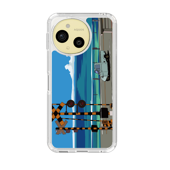 スリムプロテクションケース［ スタジオアレック 湘南物語 - オート三輪と水平線 ］