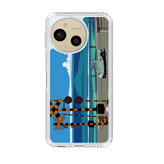 スリムプロテクションケース［ スタジオアレック 湘南物語 - オート三輪と水平線 ］