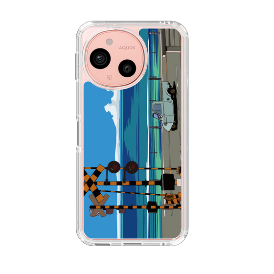 スリムプロテクションケース［ スタジオアレック 湘南物語 - オート三輪と水平線 ］