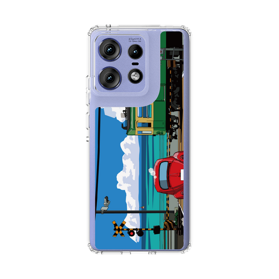 スリムプロテクションケース［ スタジオアレック 湘南物語 - 江ノ電と水平線と入道雲 ］