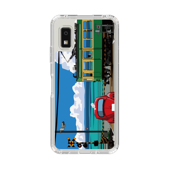 スリムプロテクションケース［ スタジオアレック 湘南物語 - 江ノ電と水平線と入道雲 ］