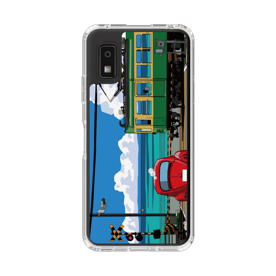スリムプロテクションケース［ スタジオアレック 湘南物語 - 江ノ電と水平線と入道雲 ］