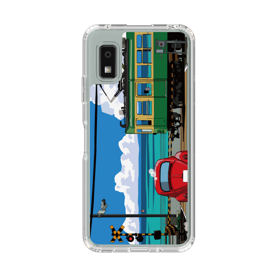 スリムプロテクションケース［ スタジオアレック 湘南物語 - 江ノ電と水平線と入道雲 ］