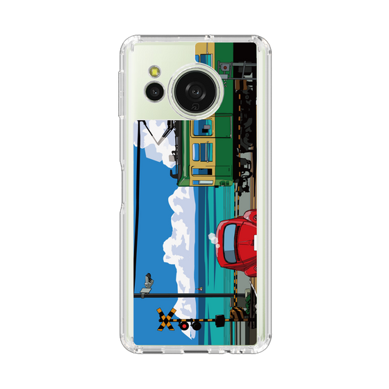 スリムプロテクションケース［ スタジオアレック 湘南物語 - 江ノ電と水平線と入道雲 ］