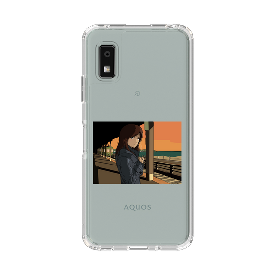 スリムプロテクションケース［ スタジオアレック 湘南物語 - 駅のホームで夕陽をバックに ］