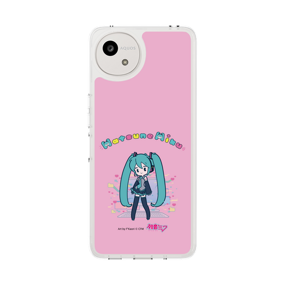 スリムプロテクションケース［ 初音ミク - パソコン - ピンク ］