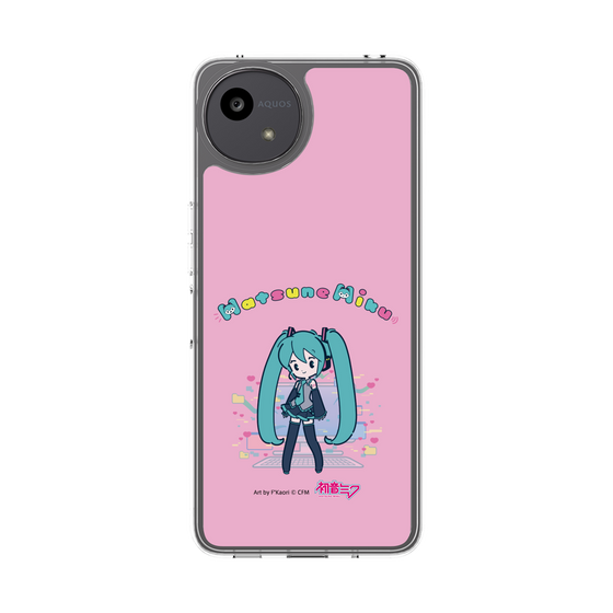スリムプロテクションケース［ 初音ミク - パソコン - ピンク ］