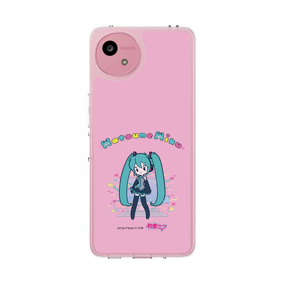 スリムプロテクションケース［ 初音ミク - パソコン - ピンク ］