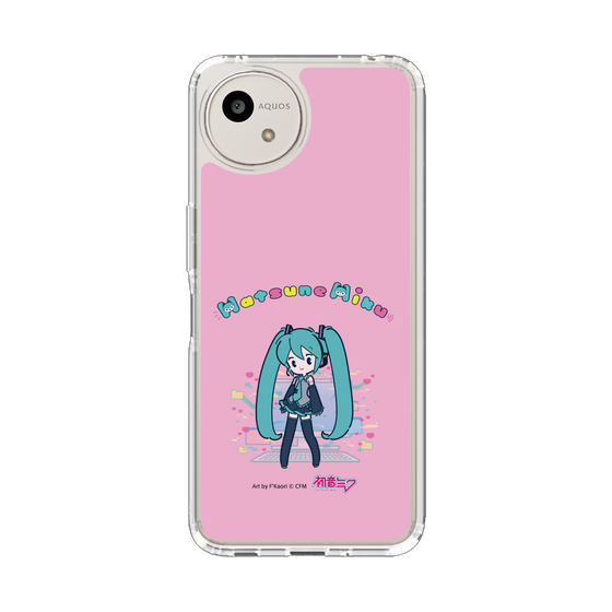 スリムプロテクションケース［ 初音ミク - パソコン - ピンク ］