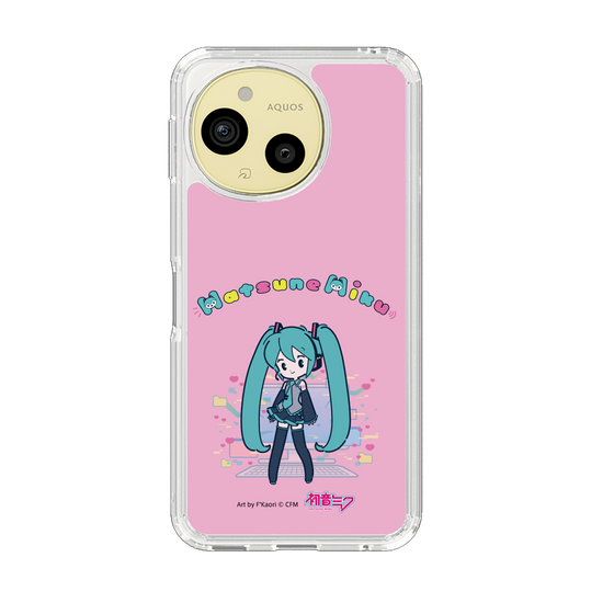 スリムプロテクションケース［ 初音ミク - パソコン - ピンク ］